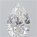 Natural Diamond 1.01 Carats, Pear with  Cut, E Color, SI2 Clarity and Certified by GIA
