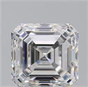 Natural Diamond 2.02 Carats, Asscher with  Cut, F Color, VVS2 Clarity and Certified by GIA