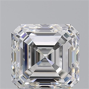 Picture of Natural Diamond 2.02 Carats, Asscher with  Cut, F Color, VVS2 Clarity and Certified by GIA