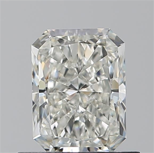 Picture of Natural Diamond 0.70 Carats, Radiant with  Cut, I Color, VVS1 Clarity and Certified by GIA
