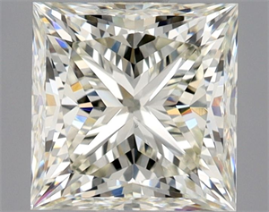 Picture of Natural Diamond 1.40 Carats, Princess with  Cut, L Color, VS1 Clarity and Certified by GIA
