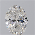 Diamante Natural 1.00 quilates, Ovalado , Color F, claridad SI2 y certificado GIA