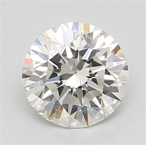 Picture of Natural Diamond 0.41 Carats, Round with Excellent Cut, I Color, VVS2 Clarity and Certified by GIA