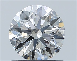 Foto Diamante Natural 0.75 quilates, Redondo , Color G, claridad VVS2 y certificado GIA de