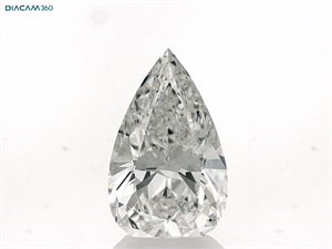 Foto Diamante Natural 3.53 quilates, De pera , Color E, claridad SI1 y certificado GIA de
