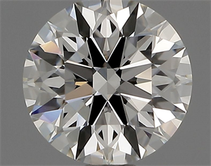 Foto Diamante Natural 0.72 quilates, Redondo , Color I, claridad IF y certificado GIA de