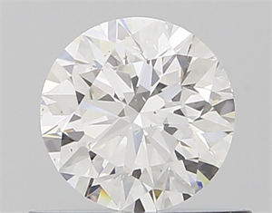 Foto Diamante Natural 0.50 quilates, Redondo , Color E, claridad SI1 y certificado GIA de