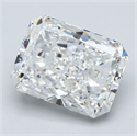 Diamante Natural 4.02 quilates, Radiante , Color G, claridad VS2 y certificado GIA