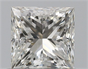 Natural Diamond 0.75 Carats, Princess with  Cut, H Color, VVS2 Clarity and Certified by GIA