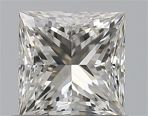 Picture of Natural Diamond 0.75 Carats, Princess with  Cut, H Color, VVS2 Clarity and Certified by GIA