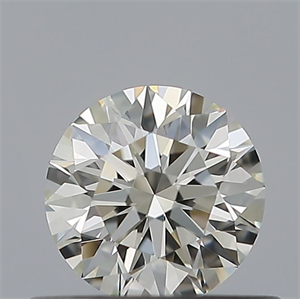 Picture of Natural Diamond 0.40 Carats, Round with Excellent Cut, H Color, IF Clarity and Certified by IGI