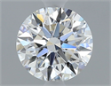 Natural Diamond 0.50 Carats, Round with Excellent Cut, G Color, VS1 Clarity and Certified by GIA