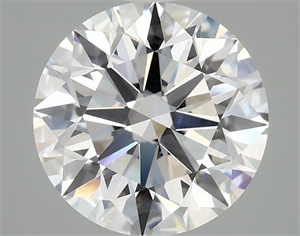 Picture of Lab Grown Diamond 2.54 Carats, Round with Ideal Cut, E Color, VVS2 Clarity and Certified by IGI