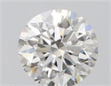 Natural Diamond 0.40 Carats, Round with Very Good Cut, H Color, VVS1 Clarity and Certified by GIA