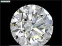 Natural Diamond 0.90 Carats, Round with Very Good Cut, J Color, SI1 Clarity and Certified by GIA
