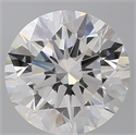Lab Grown Diamond 5.59 Carats, Round with Ideal Cut, F Color, VS1 Clarity and Certified by IGI