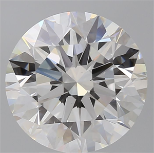 Picture of Lab Grown Diamond 5.59 Carats, Round with Ideal Cut, F Color, VS1 Clarity and Certified by IGI