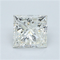 Diamante Natural 1.00 quilates, Princesa , Color J, claridad VS2 y certificado GIA