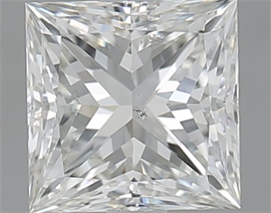 Foto Diamante Natural 1.00 quilates, Princesa , Color H, claridad SI2 y certificado GIA de