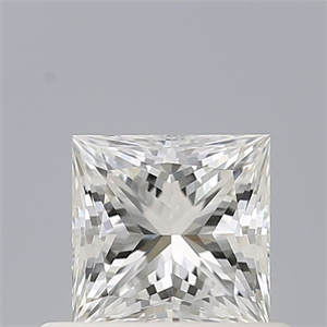 Picture of Natural Diamond 0.51 Carats, Princess with  Cut, H Color, VVS2 Clarity and Certified by IGI