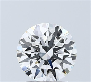 Picture of Lab Grown Diamond 1.54 Carats, Round with Ideal Cut, F Color, VVS2 Clarity and Certified by IGI