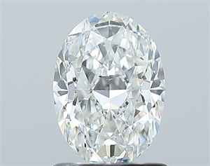 Foto Diamante Natural 1.01 quilates, Ovalado , Color G, claridad VS1 y certificado GIA de