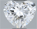 Natural Diamond 0.50 Carats, Heart with  Cut, G Color, VS2 Clarity and Certified by GIA
