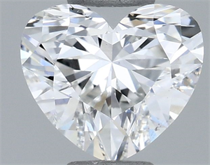 Picture of Natural Diamond 0.50 Carats, Heart with  Cut, G Color, VS2 Clarity and Certified by GIA
