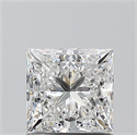 Natural Diamond 1.01 Carats, Princess with  Cut, F Color, VS1 Clarity and Certified by GIA