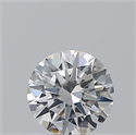 Diamante Natural 0.47 quilates, Redondo , Color E, claridad SI1 y certificado GIA