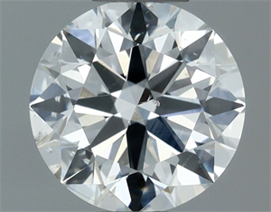 Picture of Natural Diamond 0.70 Carats, Round with Excellent Cut, F Color, SI1 Clarity and Certified by IGI