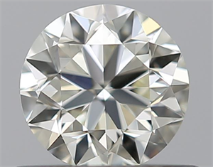 Picture of Natural Diamond 0.50 Carats, Round with Very Good Cut, L Color, VVS1 Clarity and Certified by GIA
