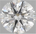 Natural Diamond 3.23 Carats, Round with Excellent Cut, G Color, VS2 Clarity and Certified by GIA