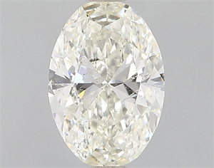 Picture of Natural Diamond 0.70 Carats, Oval with  Cut, K Color, SI2 Clarity and Certified by GIA