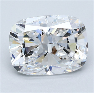 Foto Diamante Natural 3.51 quilates, Del cojín , Color D, claridad SI1 y certificado GIA de