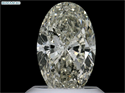 Natural Diamond 1.01 Carats, Oval with  Cut, J Color, SI2 Clarity and Certified by IGI