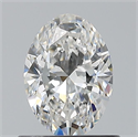 Diamante Natural 0.70 quilates, Ovalado , Color F, claridad VS1 y certificado GIA