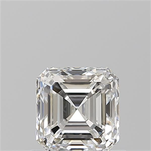 Foto Diamante Natural 0.90 quilates, Asscher , Color G, claridad VVS1 y certificado GIA de