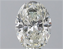 Natural Diamond 1.29 Carats, Oval with  Cut, I Color, VS1 Clarity and Certified by GIA