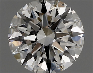 Picture of Natural Diamond 0.45 Carats, Round with Excellent Cut, F Color, SI2 Clarity and Certified by GIA