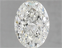 Diamante Natural 0.90 quilates, Ovalado , Color I, claridad VS2 y certificado GIA