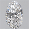 Diamante Natural 0.70 quilates, Ovalado , Color D, claridad VS1 y certificado GIA