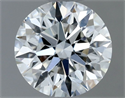 Diamante Natural 0.70 quilates, Redondo , Color F, claridad VS2 y certificado GIA
