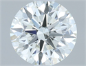 Natural Diamond 0.41 Carats, Round with Excellent Cut, J Color, VS2 Clarity and Certified by GIA