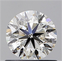 Natural Diamond 0.75 Carats, Round with Very Good Cut, H Color, SI2 Clarity and Certified by GIA