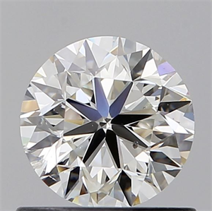 Picture of Natural Diamond 0.75 Carats, Round with Very Good Cut, H Color, SI2 Clarity and Certified by GIA
