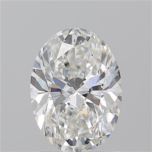 Picture of Natural Diamond 1.50 Carats, Oval with  Cut, G Color, SI1 Clarity and Certified by GIA