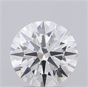 Lab Grown Diamond 2.26 Carats, Round with Ideal Cut, F Color, VS1 Clarity and Certified by IGI