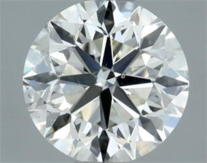 Picture of Natural Diamond 0.70 Carats, Round with Very Good Cut, I Color, VS2 Clarity and Certified by IGI