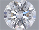 Del inventario de diamantes de laboratorio, 0.74 quilates, Redondo , Color D, claridad VS2 y certificado IGI